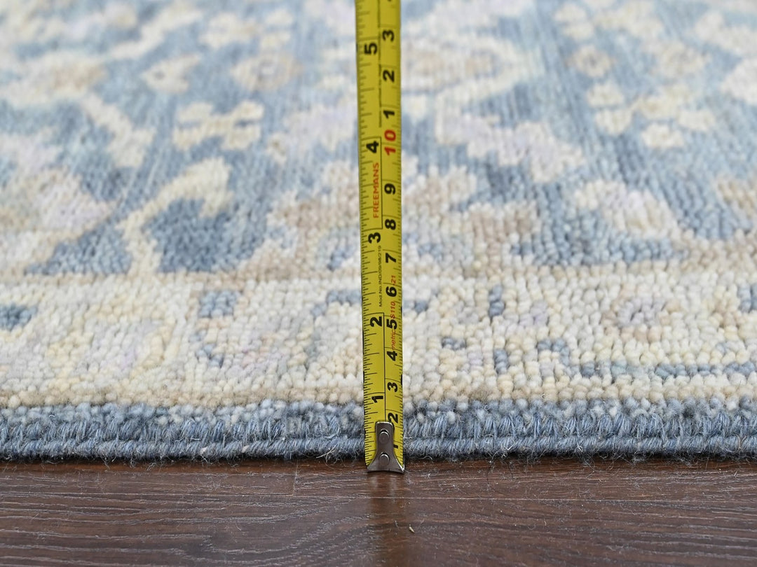 2'0" x 3'0" New Hand Knotted Blue Wool Rectangle Oriental Rug - MOA10210479