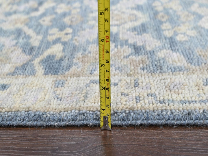 2'0" x 3'0" New Hand Knotted Blue Wool Rectangle Oriental Rug - MOA10210479