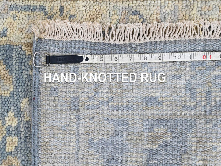 2'0" x 3'0" New Hand Knotted Blue Wool Rectangle Oriental Rug - MOA10210479