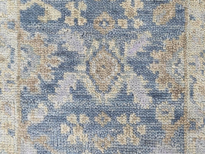 2'0" x 2'11" New Hand Knotted Blue Wool Rectangle Oriental Rug - MOA10210480