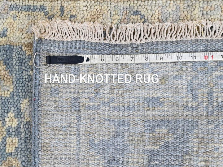 2'0" x 2'11" New Hand Knotted Blue Wool Rectangle Oriental Rug - MOA10210480