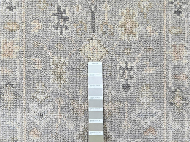2'0" x 2'11" New Hand Knotted Grey Wool Rectangle Oriental Rug - MOA10210484