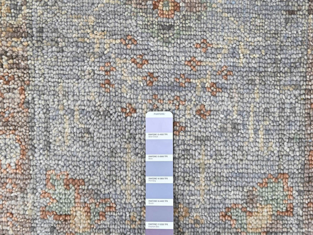 2'0" x 2'11" New Hand Knotted Grey Wool Rectangle Oriental Rug - MOA10210490