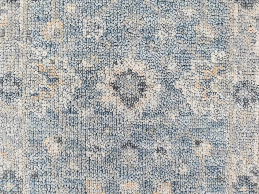 2'0" x 3'0" New Hand Knotted Blue Wool Rectangle Oriental Rug - MOA10210494