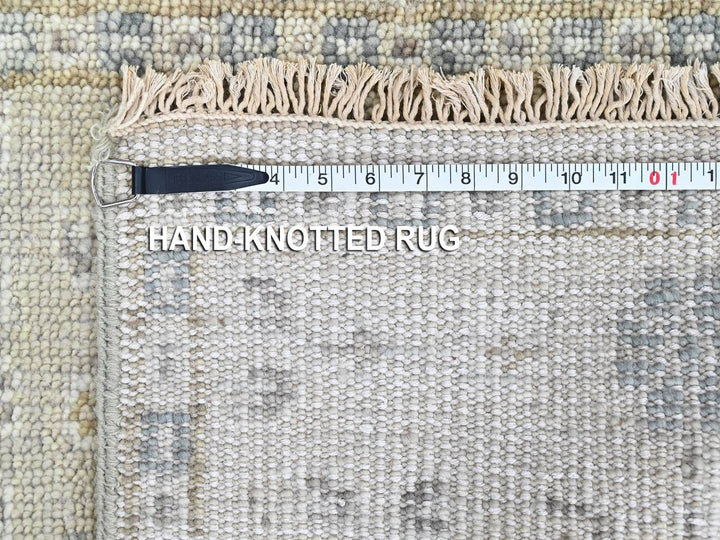 2'0" x 2'11" New Hand Knotted Green Wool Rectangle Oriental Rug - MOA10210497