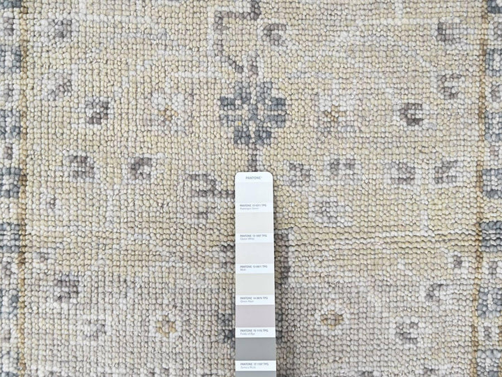 2'0" x 2'11" New Hand Knotted Green Wool Rectangle Oriental Rug - MOA10210498
