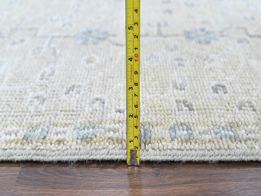 2'0" x 2'11" New Hand Knotted Green Wool Rectangle Oriental Rug - MOA10210498