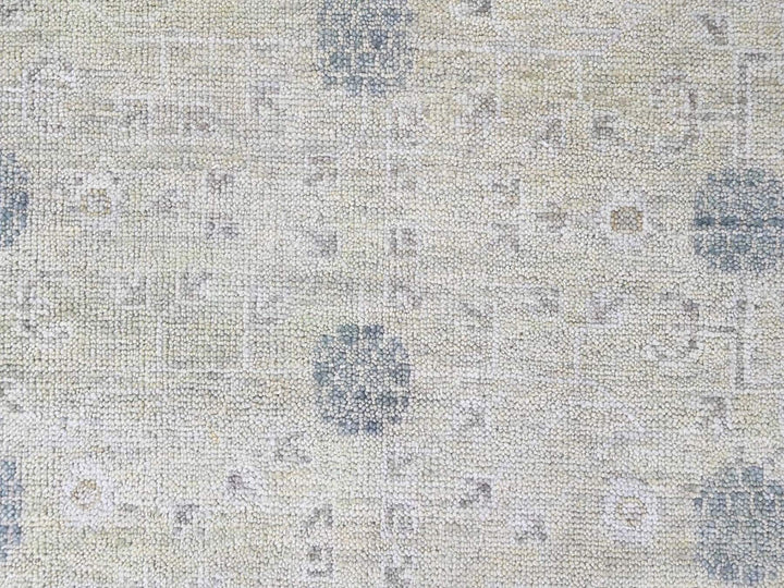 8'0" x 9'10" New Hand Knotted Green Wool Rectangle Oriental Rug - MOA10210499