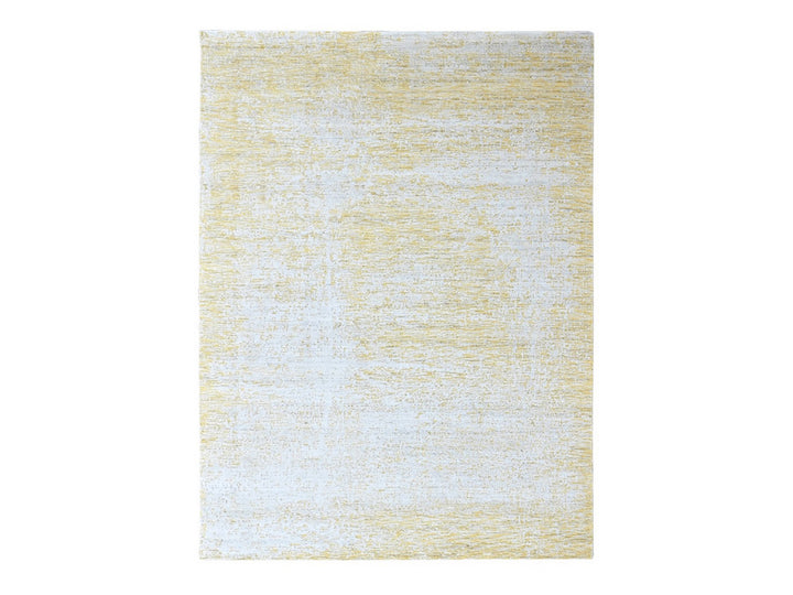 9'1" x 12'1" New Hand Loomed Yellow Wool & Silk Rectangle Oriental Rug - MOA10210513