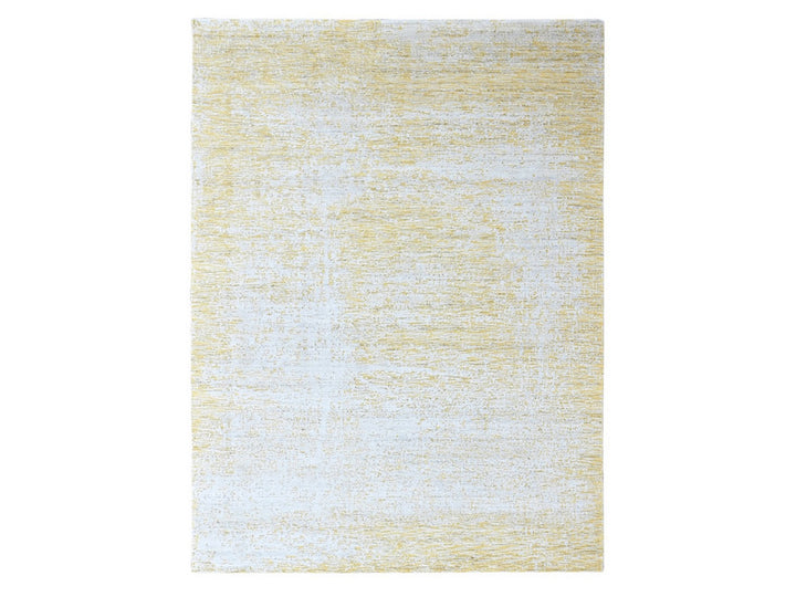 8'11" x 12'1" New Hand Loomed Yellow Wool & Silk Rectangle Oriental Rug - MOA10210514