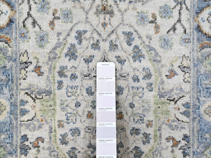 2'0" x 3'0" New Hand Knotted Grey Wool Rectangle Oriental Rug - MOA10210529