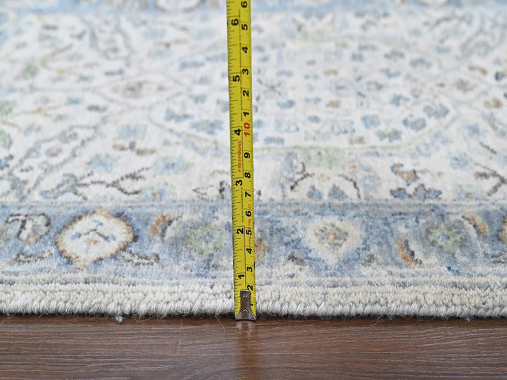 2'0" x 3'0" New Hand Knotted Grey Wool Rectangle Oriental Rug - MOA10210529