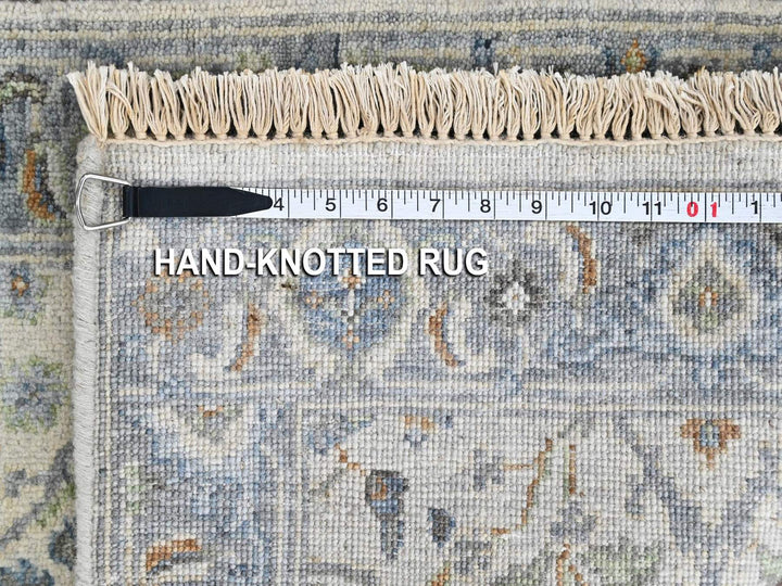 2'0" x 3'0" New Hand Knotted Grey Wool Rectangle Oriental Rug - MOA10210529