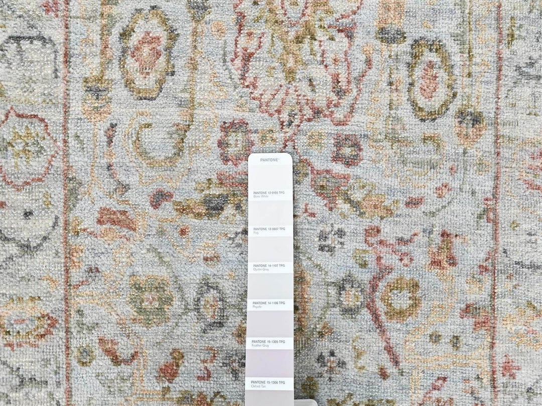 2'0" x 2'10" New Hand Knotted Grey Wool Rectangle Oriental Rug - MOA10210535
