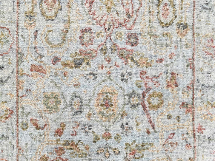 2'0" x 2'10" New Hand Knotted Grey Wool Rectangle Oriental Rug - MOA10210535