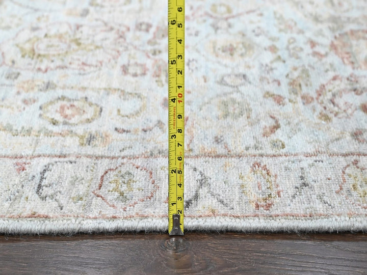 2'0" x 2'10" New Hand Knotted Grey Wool Rectangle Oriental Rug - MOA10210535