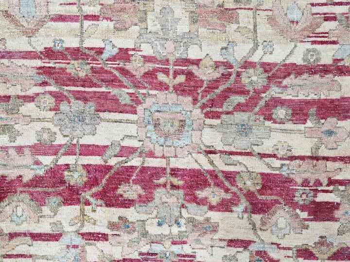 7'8" x 9'9" New Hand Knotted Red Wool Rectangle Oriental Rug - MOA10210551