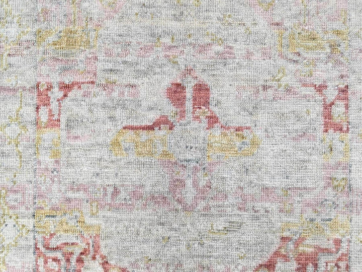 2'0" x 2'11" New Hand Knotted Ivory Wool Rectangle Oriental Rug - MOA10210553
