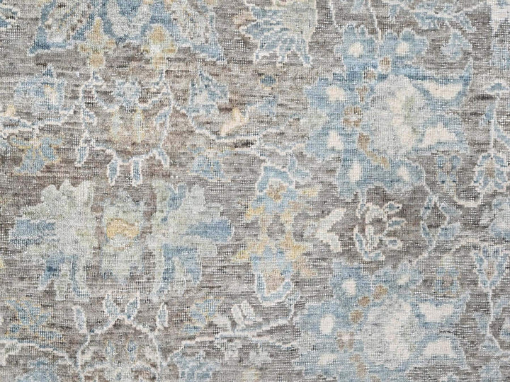 9'11" x 14'2" New Hand Knotted Brown Wool Rectangle Oriental Rug - MOA10210558