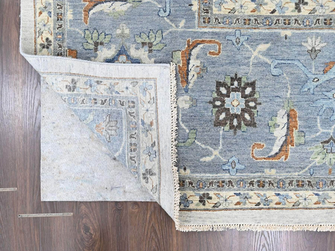 14'0" x 16'0" New Hand Knotted Grey Wool Rectangle Oriental Rug - MOA10210572