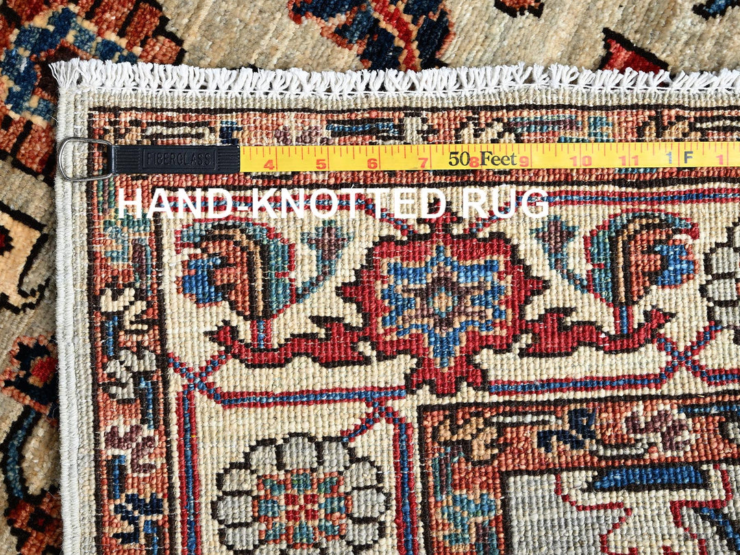 2'10" x 15'0" New Hand Knotted Grey Wool Runner Oriental Rug - MOA1021067