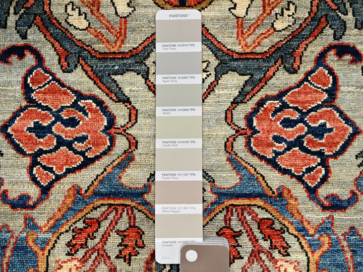 2'9" x 9'10" New Hand Knotted Grey Wool Runner Oriental Rug - MOA1021071