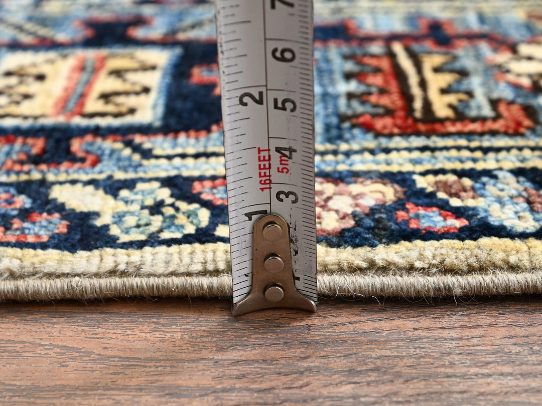 5'9" x 8'6" New Hand Knotted Ivory Wool Rectangle Oriental Rug - MOA1021101