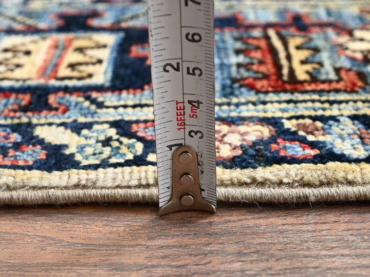 5'9" x 8'6" New Hand Knotted Ivory Wool Rectangle Oriental Rug - MOA1021101