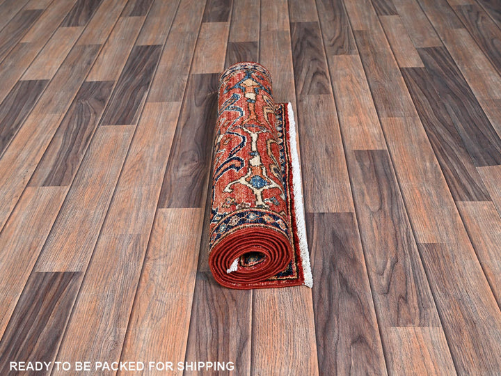 2'0" x 5'10" New Hand Knotted Red Wool Runner Oriental Rug - MOA1021137