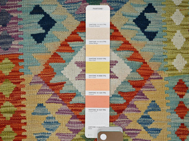 2'6" x 16'0" New Hand Woven Multicolored Wool Runner Oriental Rug - MOA1021233