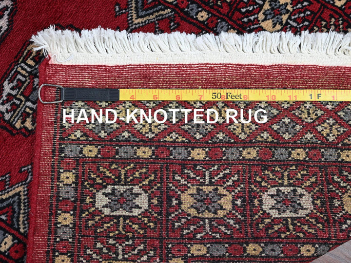 2'1" x 6'1" New Hand Knotted Red Wool Runner Oriental Rug - MOA1021291
