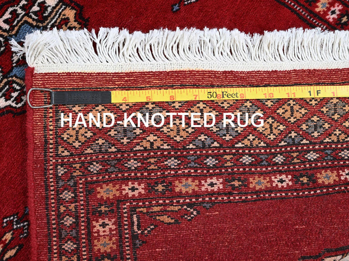 2'1" x 6'0" New Hand Knotted Red Wool Runner Oriental Rug - MOA1021293