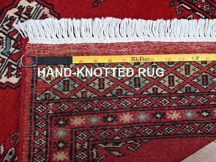 2'2" x 6'0" New Hand Knotted Red Wool Runner Oriental Rug - MOA1021297