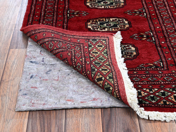2'0" x 6'2" New Hand Knotted Red Wool Runner Oriental Rug - MOA1021298