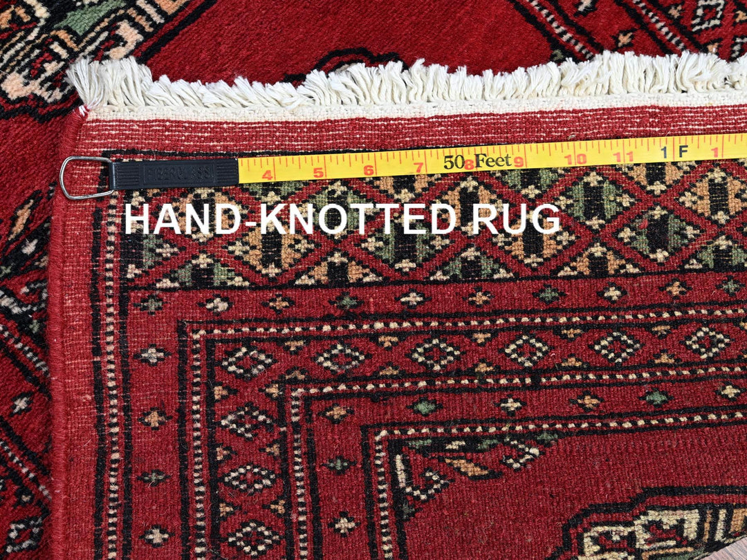 2'0" x 6'2" New Hand Knotted Red Wool Runner Oriental Rug - MOA1021298