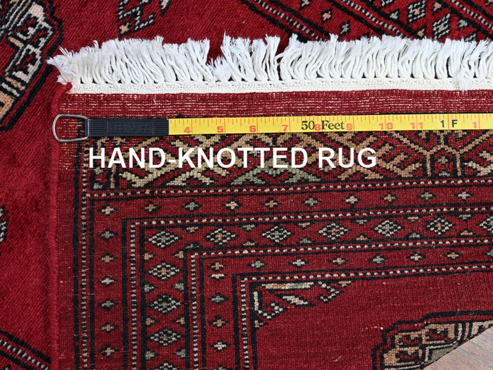 2'0" x 5'6" New Hand Knotted Red Wool Runner Oriental Rug - MOA1021299