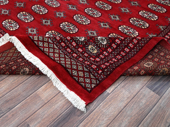 9'4" x 12'0" New Hand Knotted Red Wool Rectangle Oriental Rug - MOA1021327