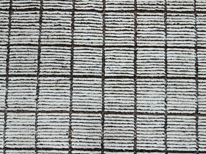 9'6" x 11'8" New Hand Knotted Ivory Wool Rectangle Oriental Rug - MOA1021340