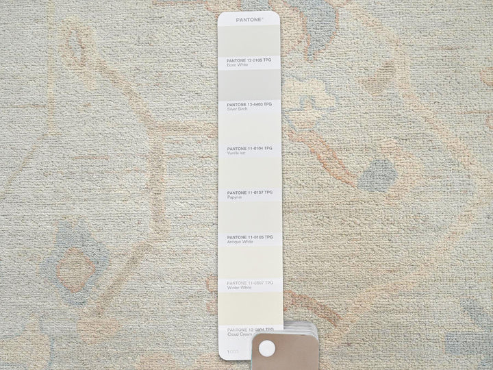 8'3" x 9'8" New Hand Knotted Grey Wool Rectangle Oriental Rug - MOA1021497