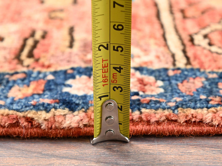 2'11" x 4'10" New Hand Knotted Orange Wool Rectangle Oriental Rug - MOA1021610