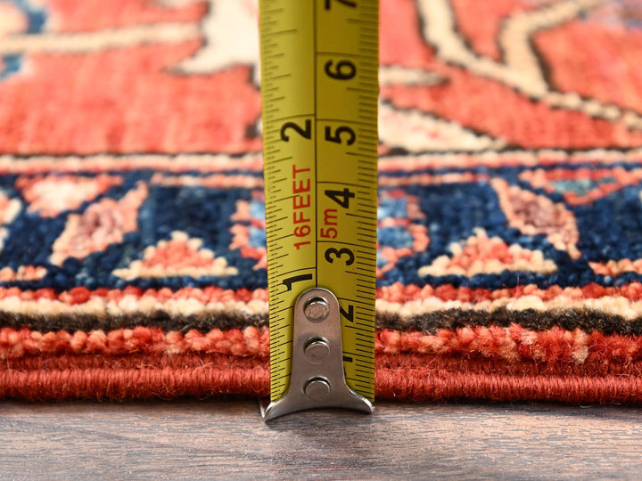 2'11" x 5'2" New Hand Knotted Red Wool Rectangle Oriental Rug - MOA1021611