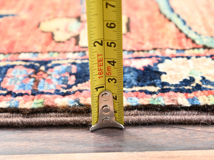 3'1" x 5'0" New Hand Knotted Orange Wool Rectangle Oriental Rug - MOA1021620