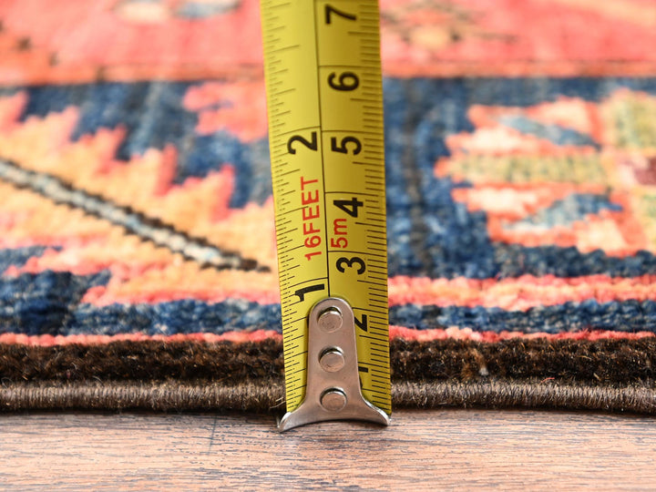 2'11" x 13'3" New Hand Knotted Orange Wool Runner Oriental Rug - MOA1021629