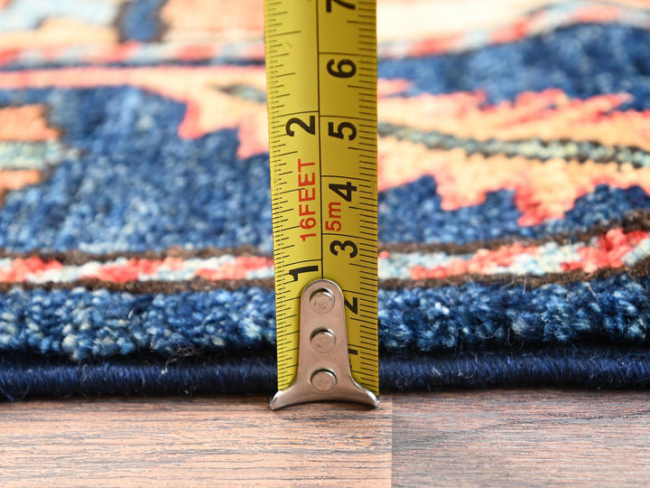 4'0" x 9'3" New Hand Knotted Red Wool Runner Oriental Rug - MOA1021642