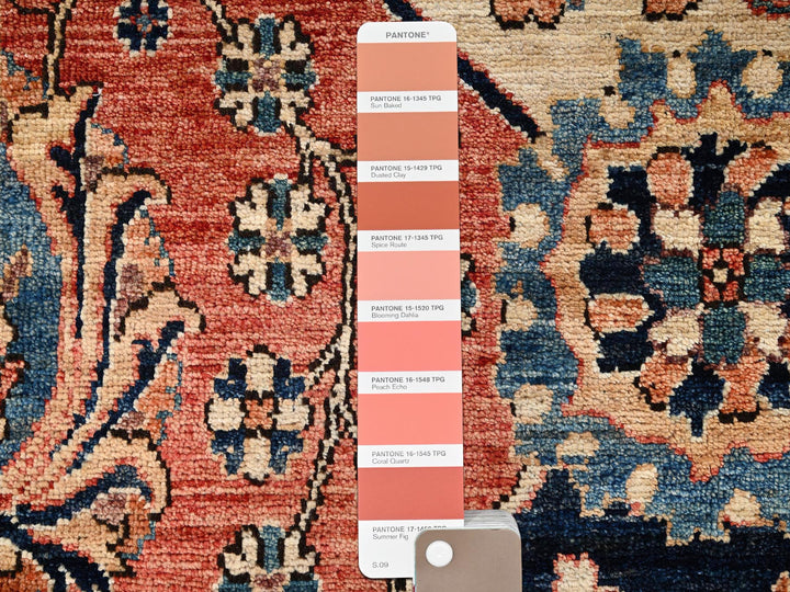 3'0" x 5'10" New Hand Knotted Orange Wool Runner Oriental Rug - MOA1021663