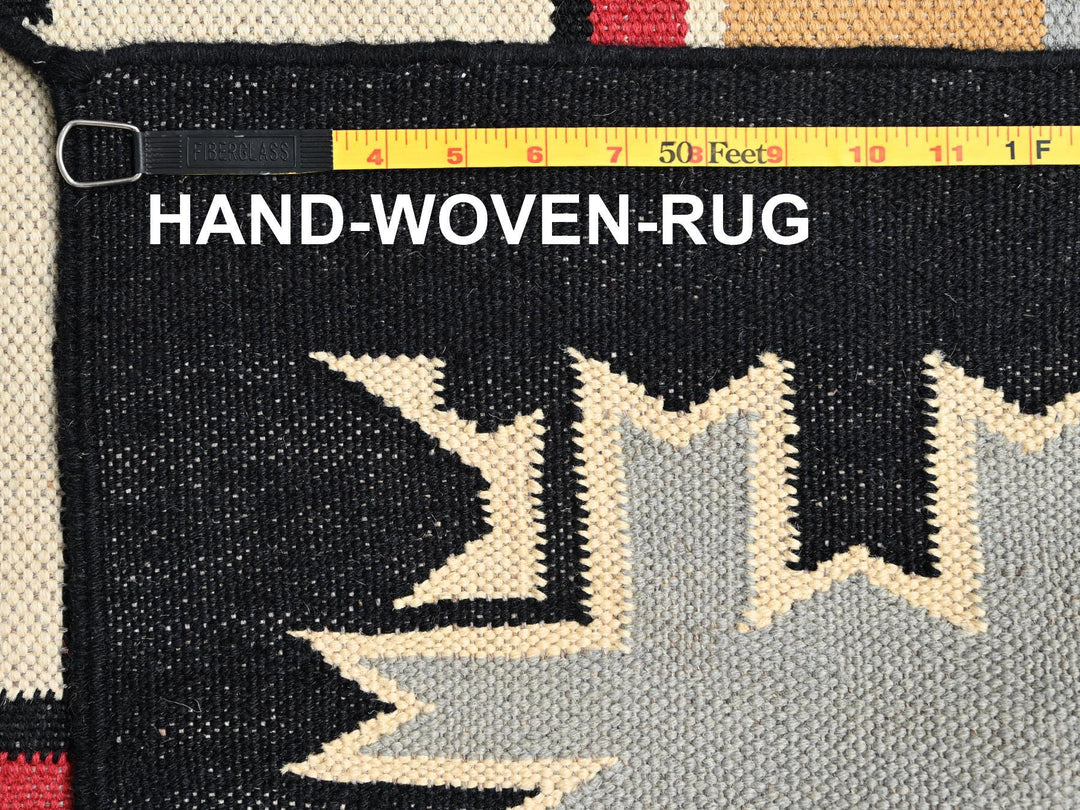 10'2" x 13'9" New Hand Woven Brown Wool Rectangle Oriental Rug - MOA1021738