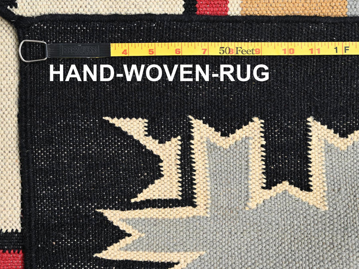 10'2" x 13'9" New Hand Woven Brown Wool Rectangle Oriental Rug - MOA1021738