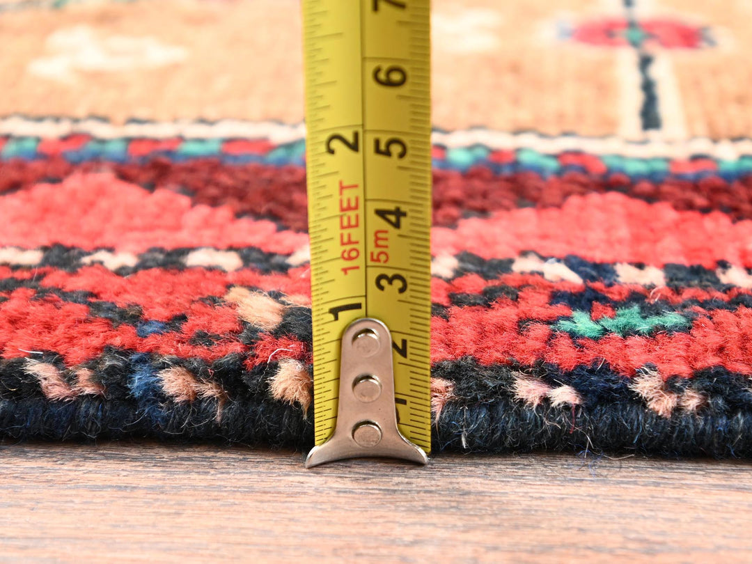 3'0" x 8'2" Vintage Hand Knotted Brown Wool Runner Oriental Rug - MOA1021762