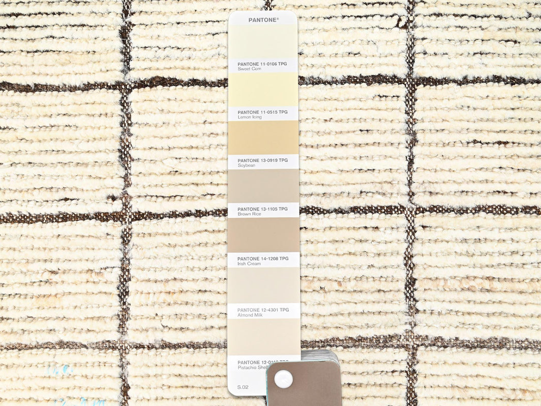 2'7" x 7'10" New Hand Knotted Ivory Wool Runner Oriental Rug - MOA1021772