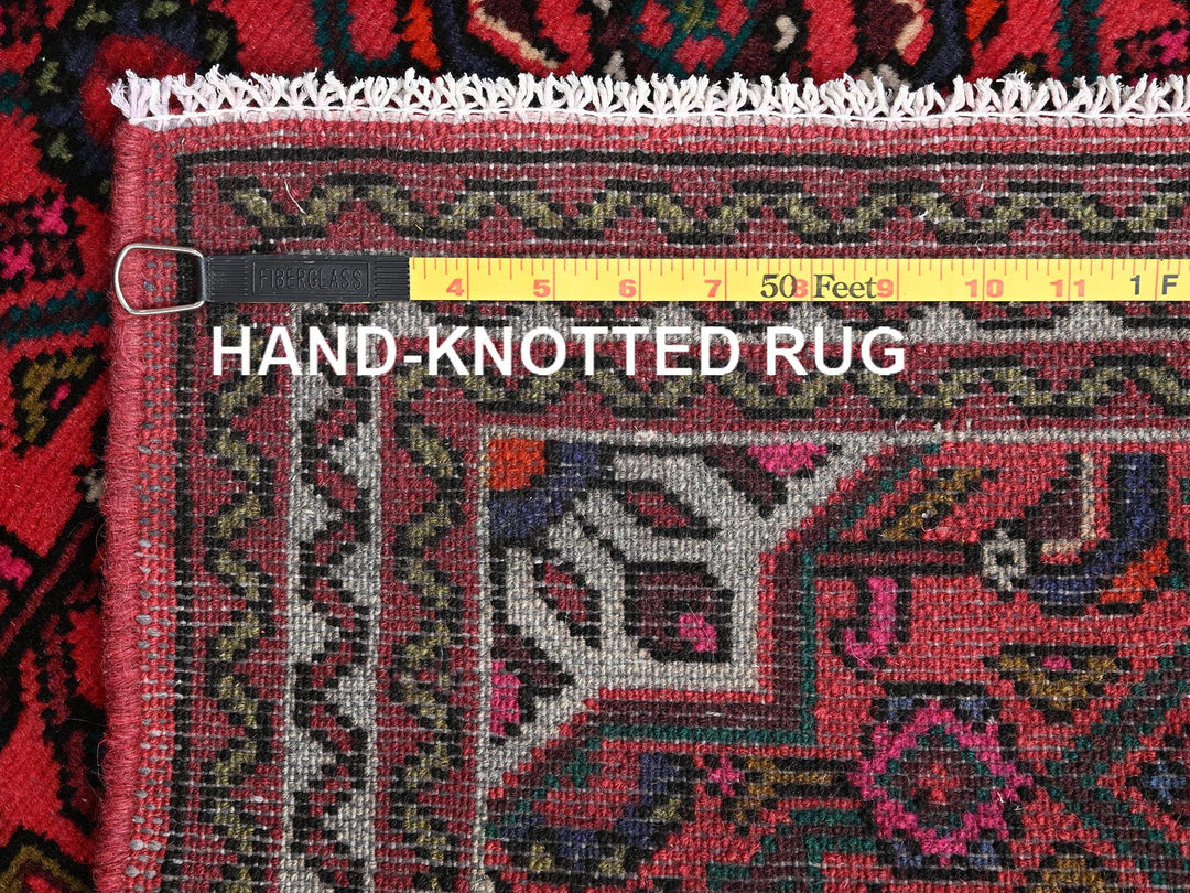 2'5" x 6'4" New Hand Knotted Red Wool Runner Oriental Rug - MOA1021873